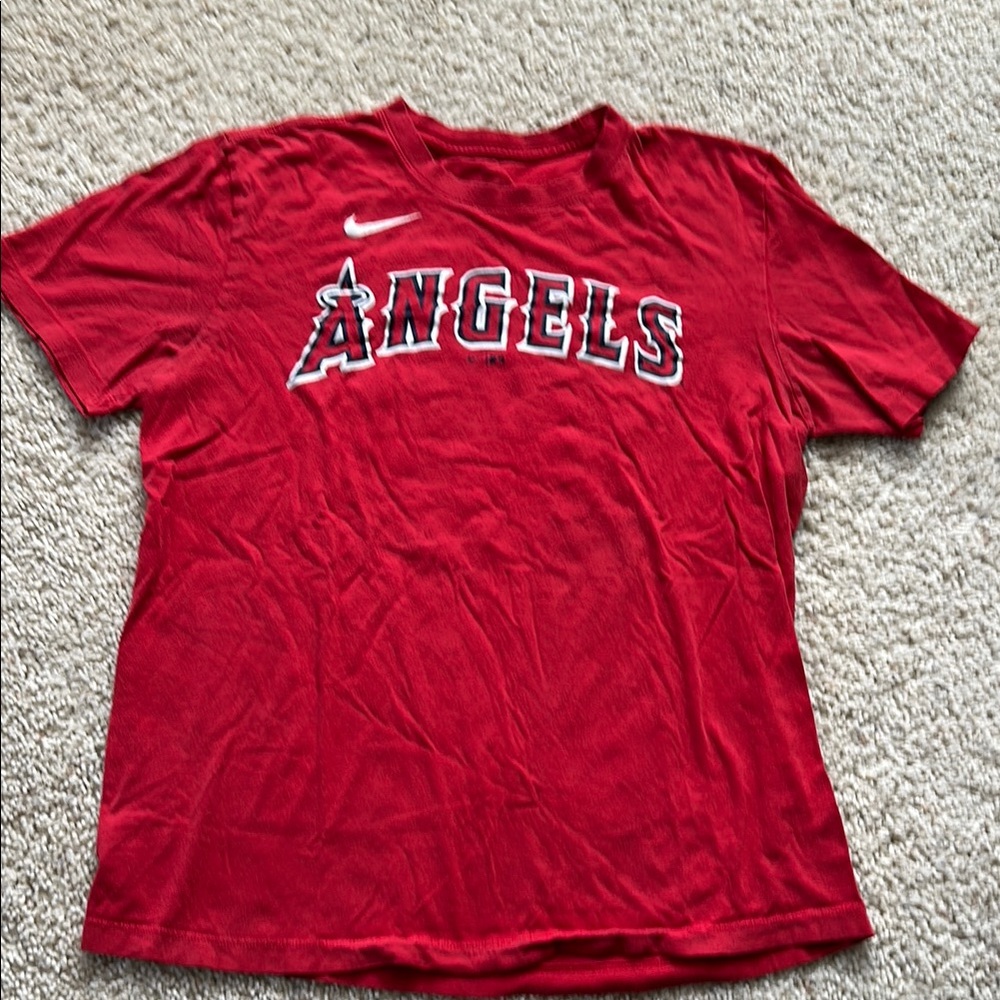 Nike Red Short Sleeve Angels Tee
